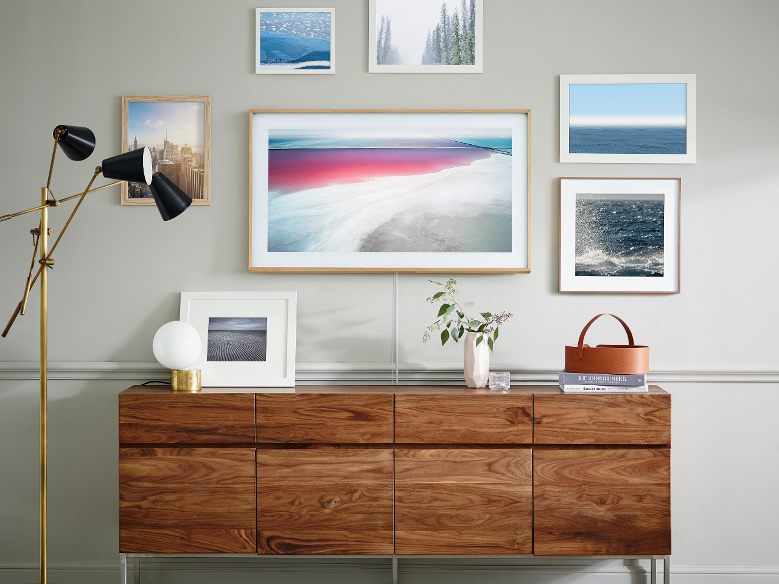 Stock image of The Frame by Samsung, 2017 model