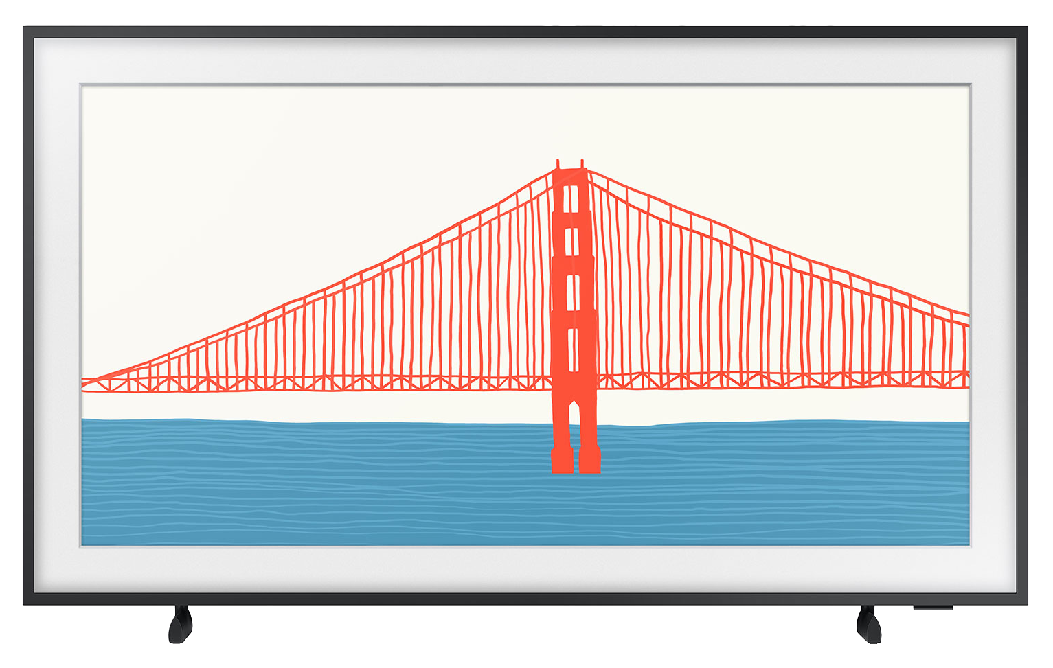 Stock image of The Frame by Samsung, 2021 model