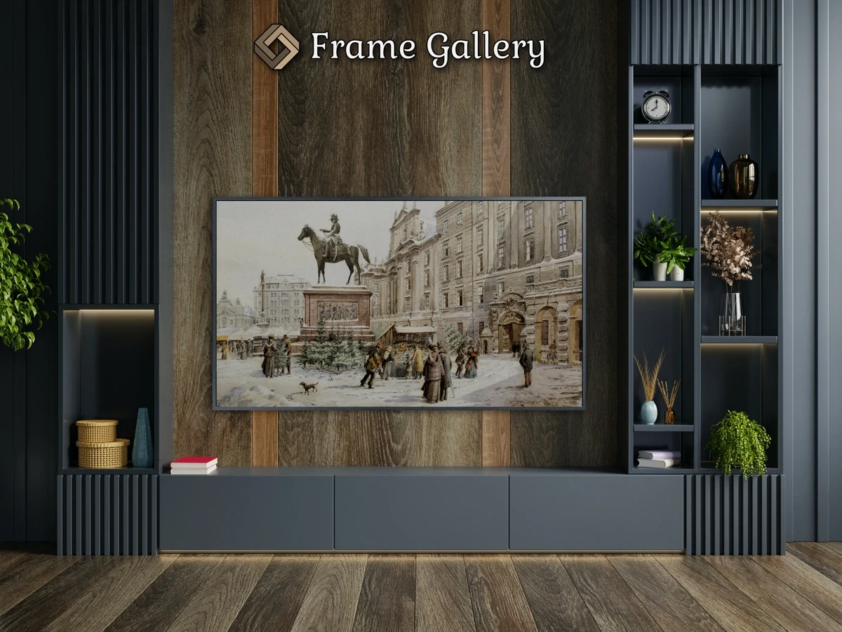 A Christmas Market in Am Hof Vienna - Downloadable 4K TV Art