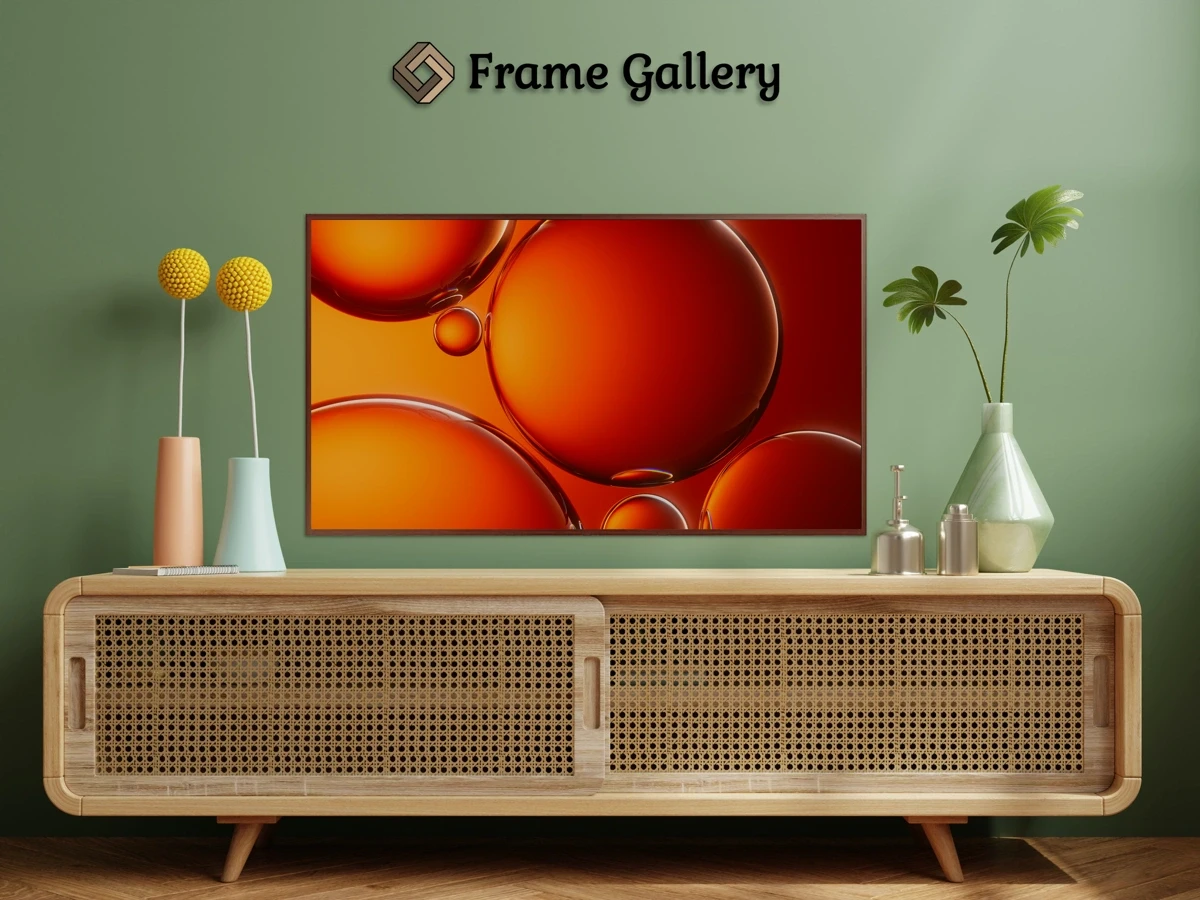 Close up of bubbles - Vibrant artwork for 4K TV - Free download available