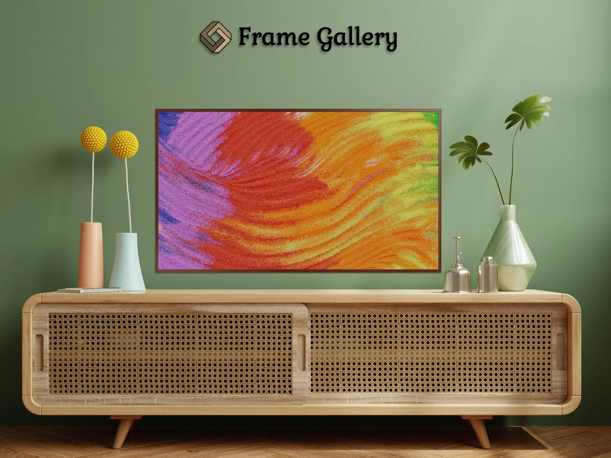 Multicolored tie dye background - Vibrant artwork for 4K TV - Free download available