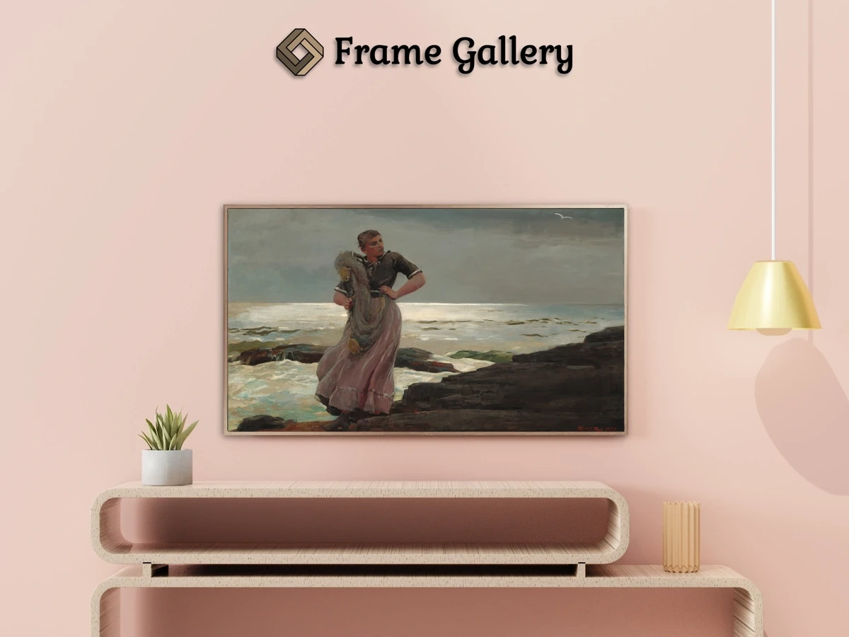 A Light on the Sea - Enhance your Frame TV and Canvas TV