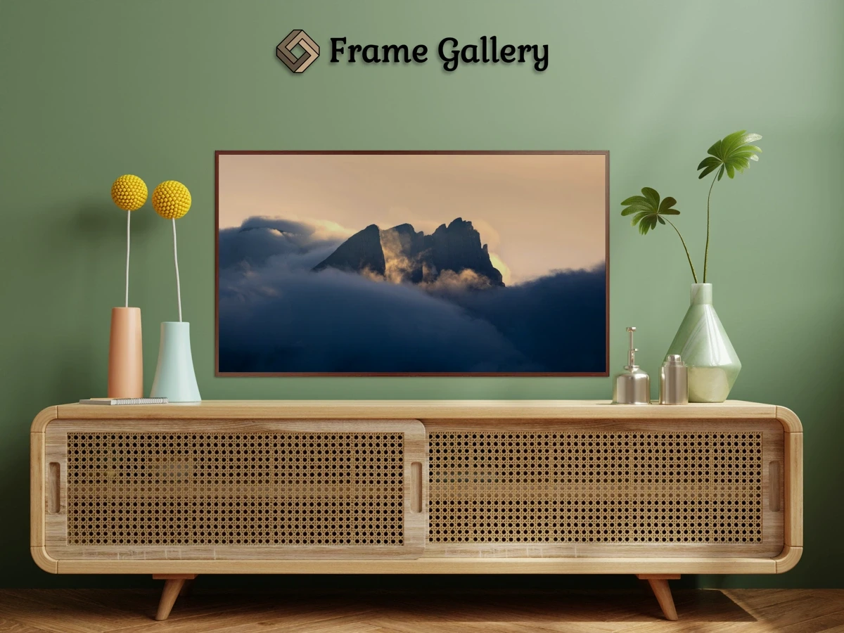 Waking in Clouds - Vibrant artwork for 4K TV - Free download available