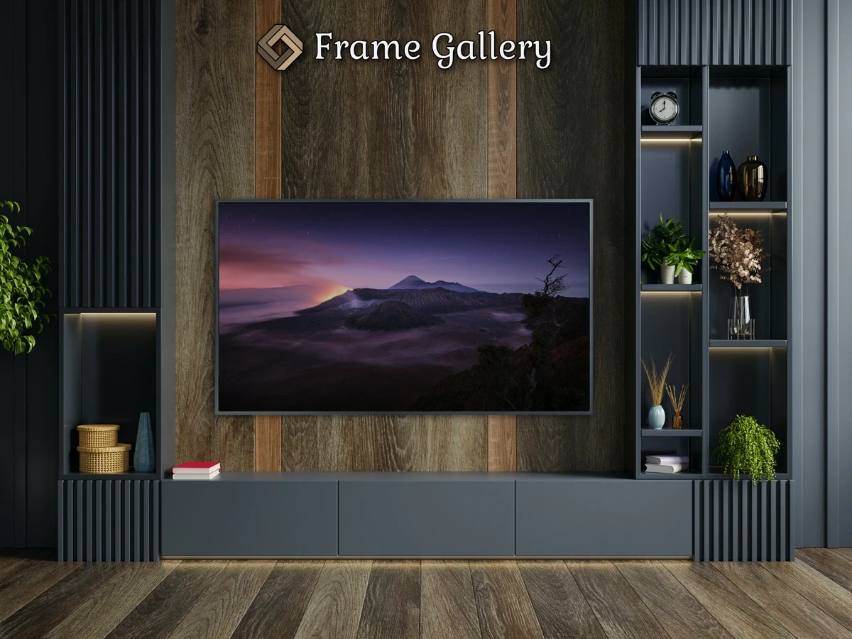 A wildfire at Mount Bromo - Free art for Samsung Frame TV and Hisense CanvasTV