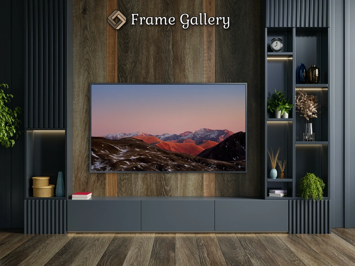 Mountain range with snow - Free art for Samsung Frame TV and Hisense CanvasTV