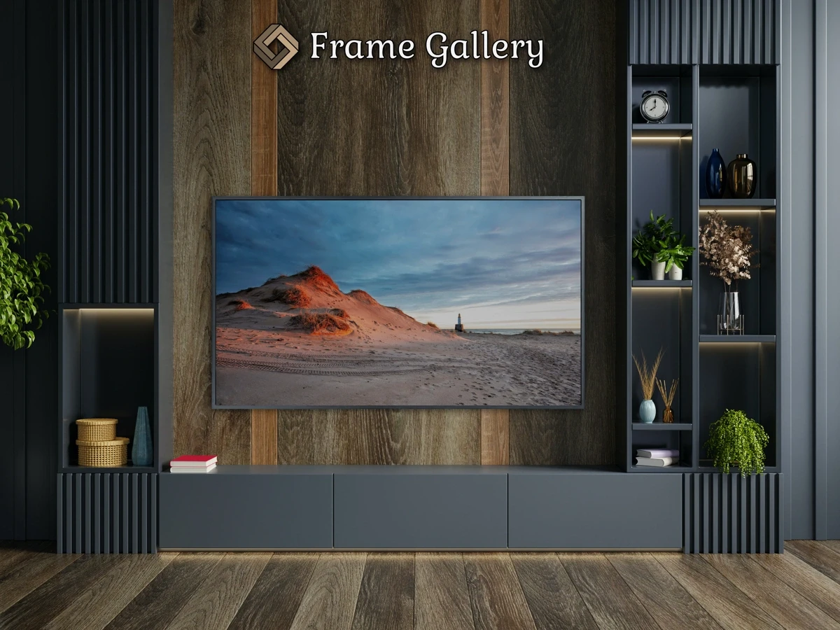 Sand Dunes at Rattray Head Lighthouse - Free art for Samsung Frame TV and Hisense CanvasTV