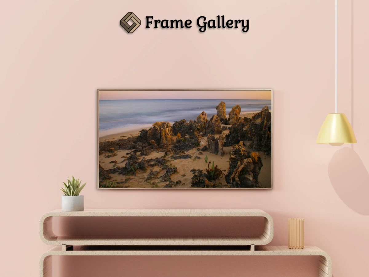 Rocky Beach in Australia - Beautiful free art for 4K TV and Frame TV