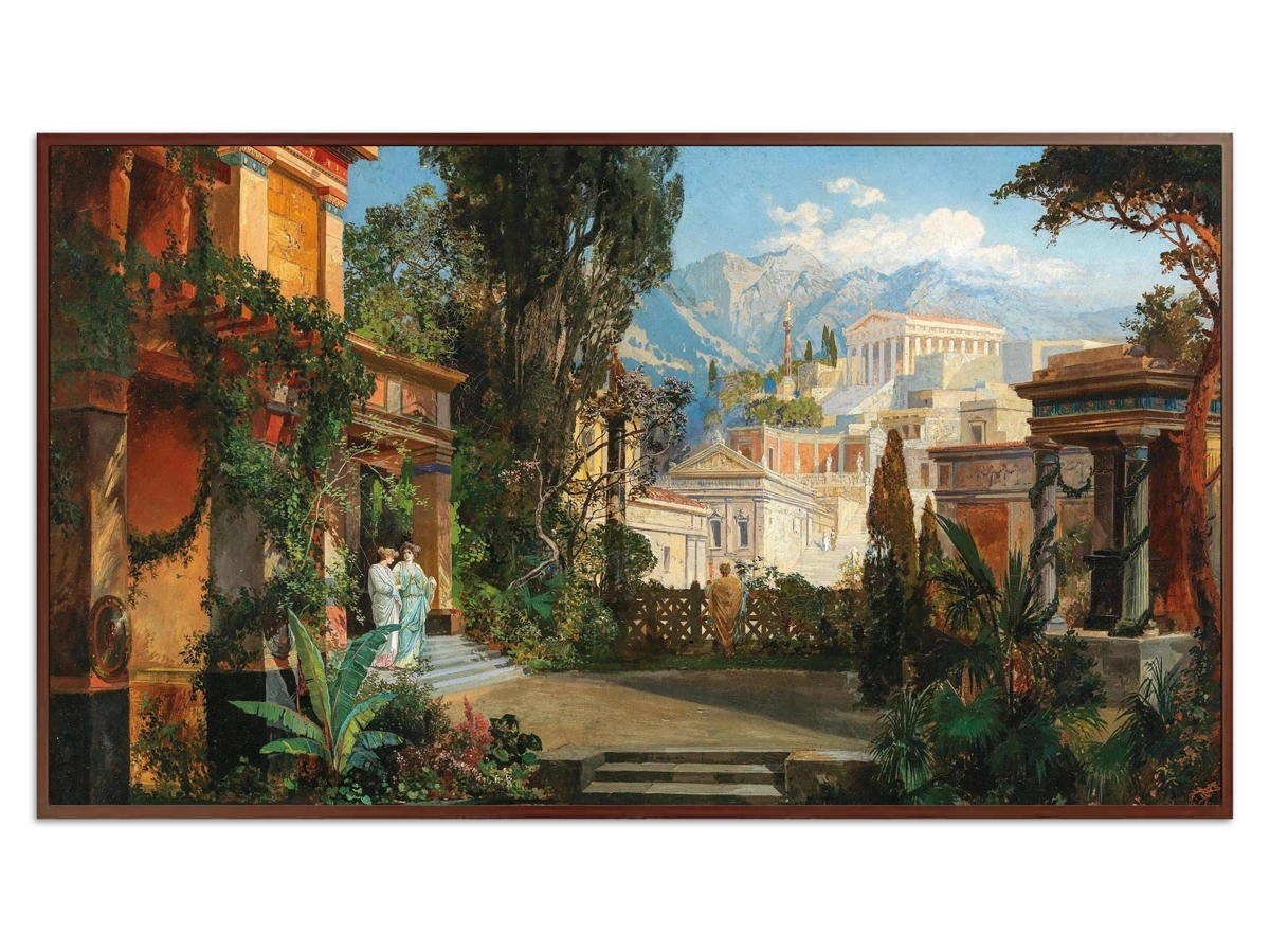 A View of an Ancient City for Samsung Frame TV - Best Frame TV Art