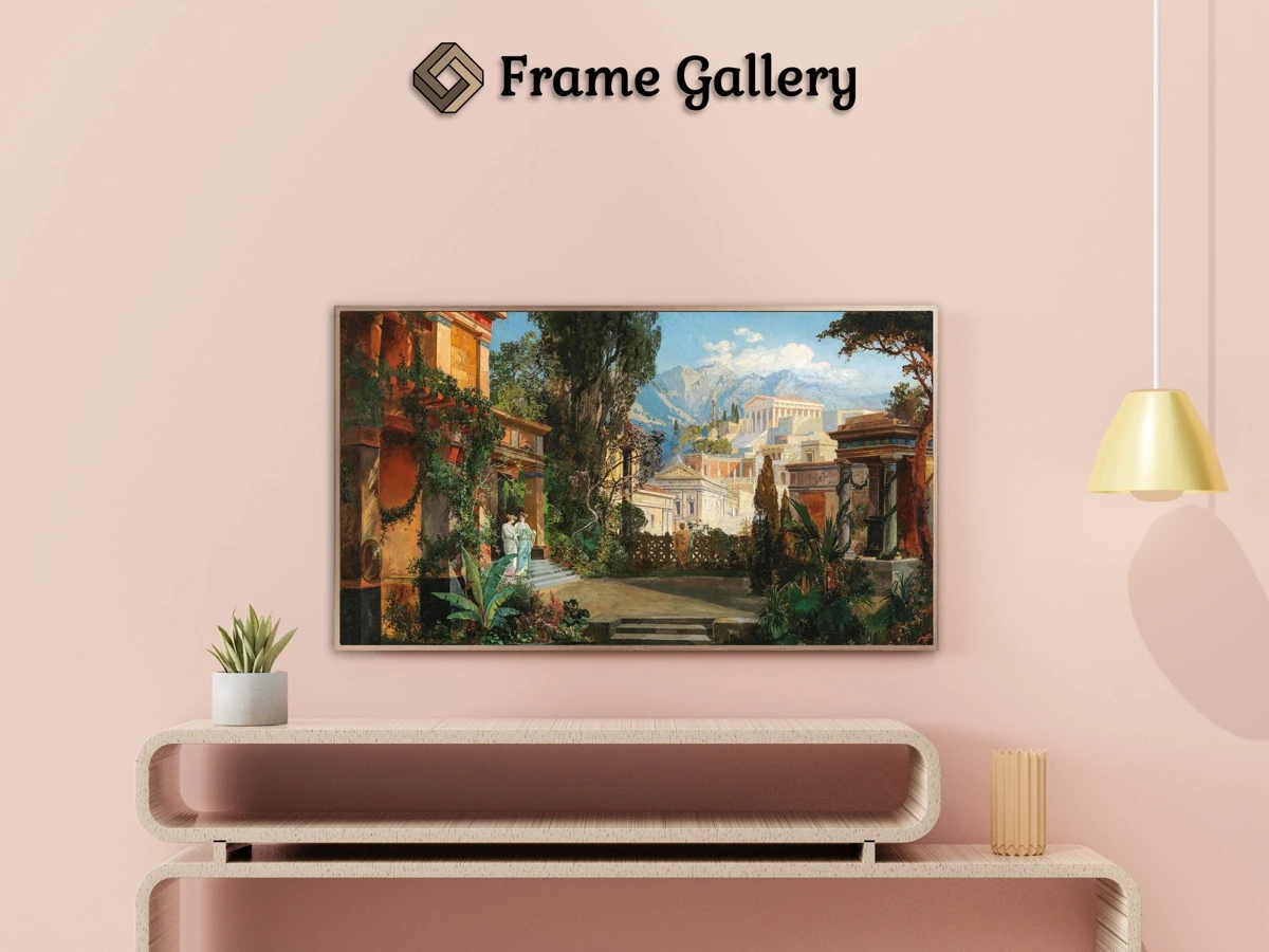 A View of an Ancient City - Enhance your Frame TV and Canvas TV