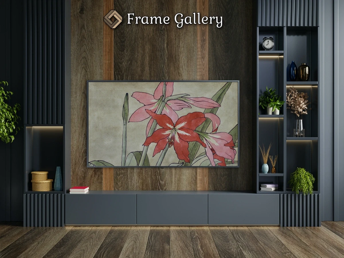 Amaryllis - Downloadable 4K TV Art