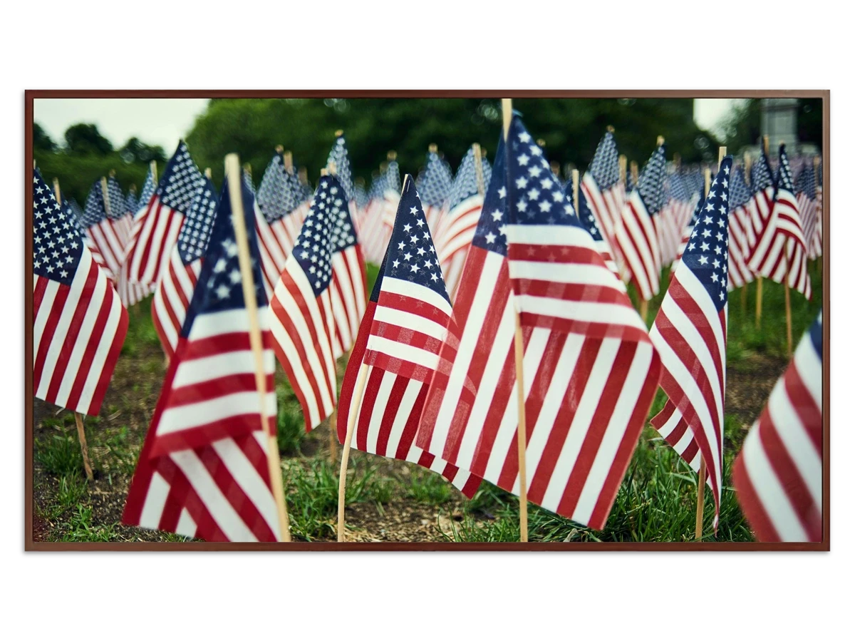 American Flags Memorial Day - Free art for Frame TV