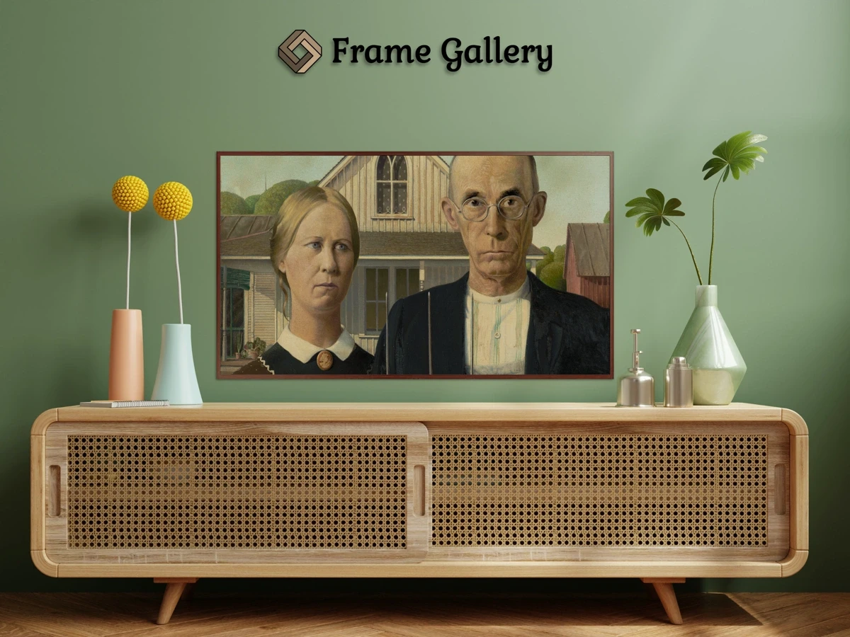 American Gothic for 4K TV - High-resolution artwork available