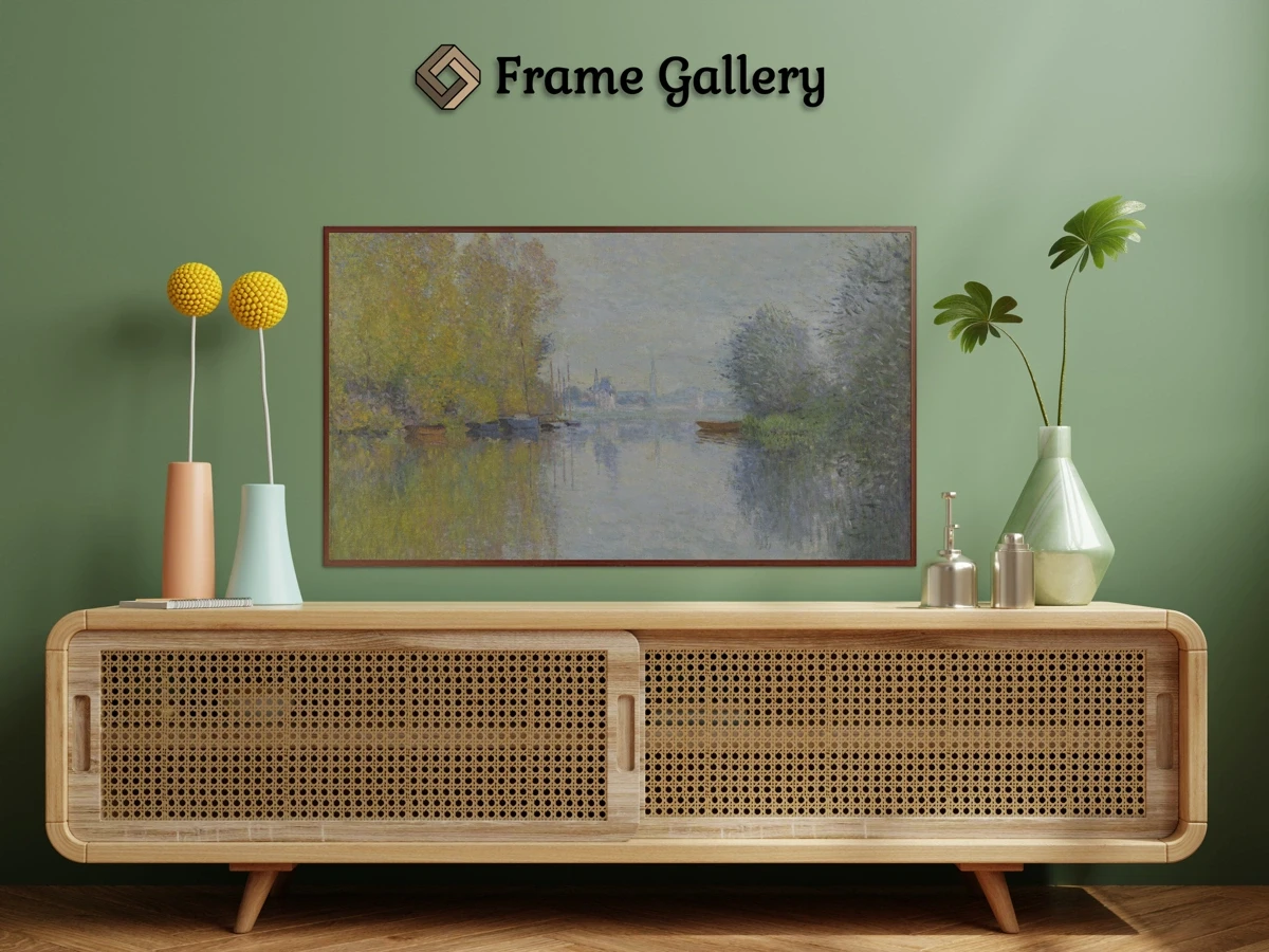 Autumn on the Seine, Argenteuil for 4K TV - High-resolution artwork available