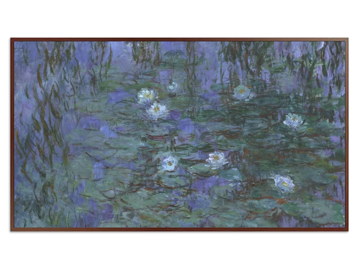 Blue Water Lilies for Samsung Frame TV - Best Frame TV Art