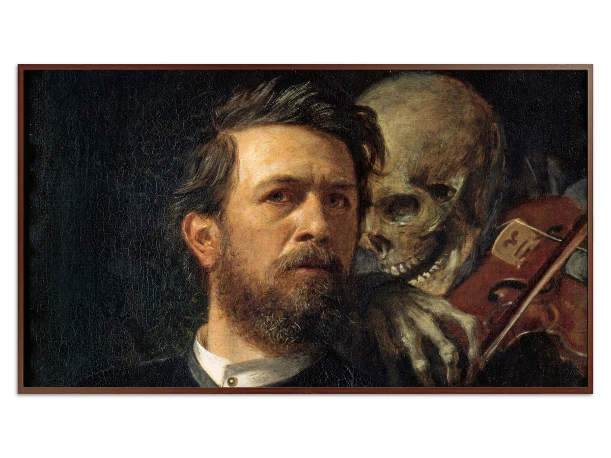 Self-Portrait with Death Playing the Fiddle for Samsung Frame TV - Best Frame TV Art