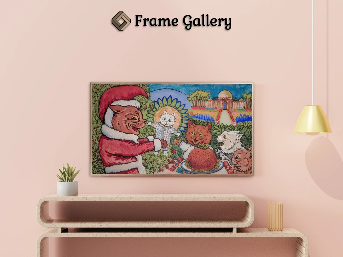 Cats' Christmas - Enhance your Frame TV and Canvas TV