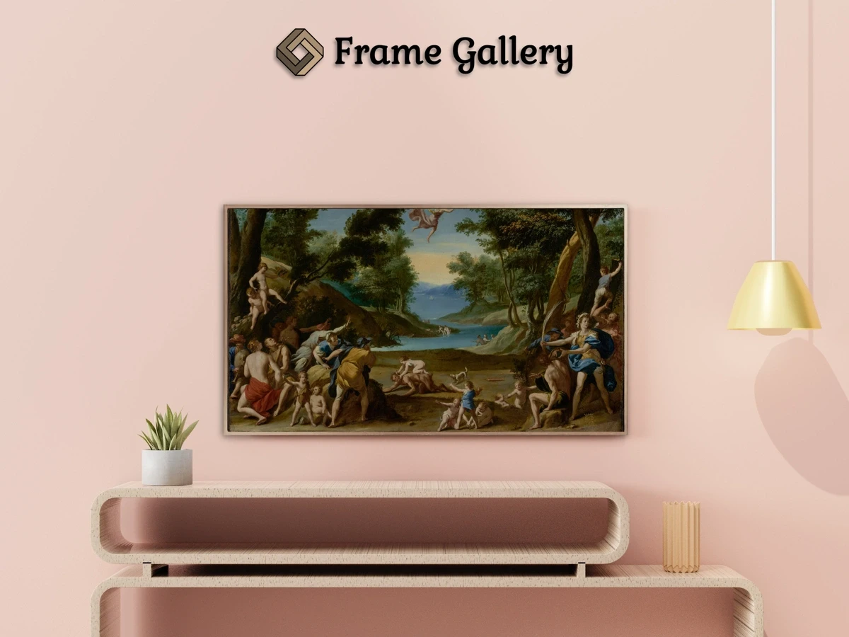 Cupid and Pan - Enhance your Frame TV and Canvas TV