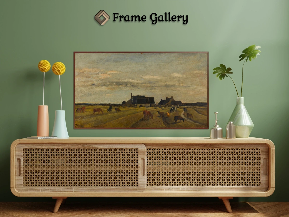 Farm at Kerity, Brittany for 4K TV - High-resolution artwork available