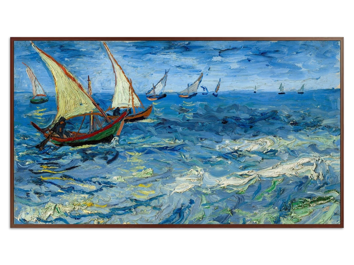 Fishing Boats at Saintes-Maries for Samsung Frame TV - Best Frame TV Art