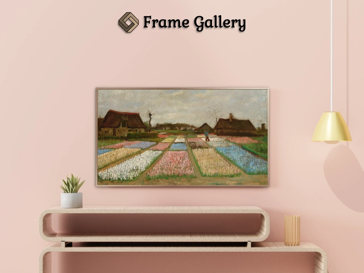 Flower Beds in Holland - Enhance your Frame TV and Canvas TV