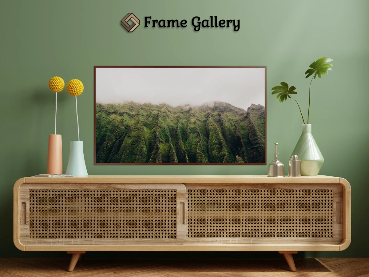 Hawaii Kauai Fog Mist for 4K TV - High-resolution artwork available