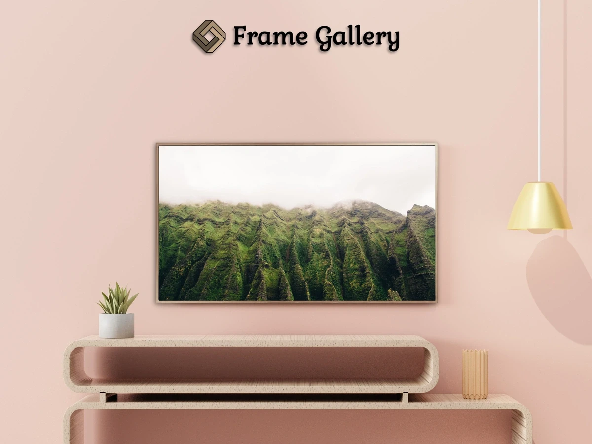 Hawaii Kauai Fog Mist - Enhance your Frame TV and Canvas TV