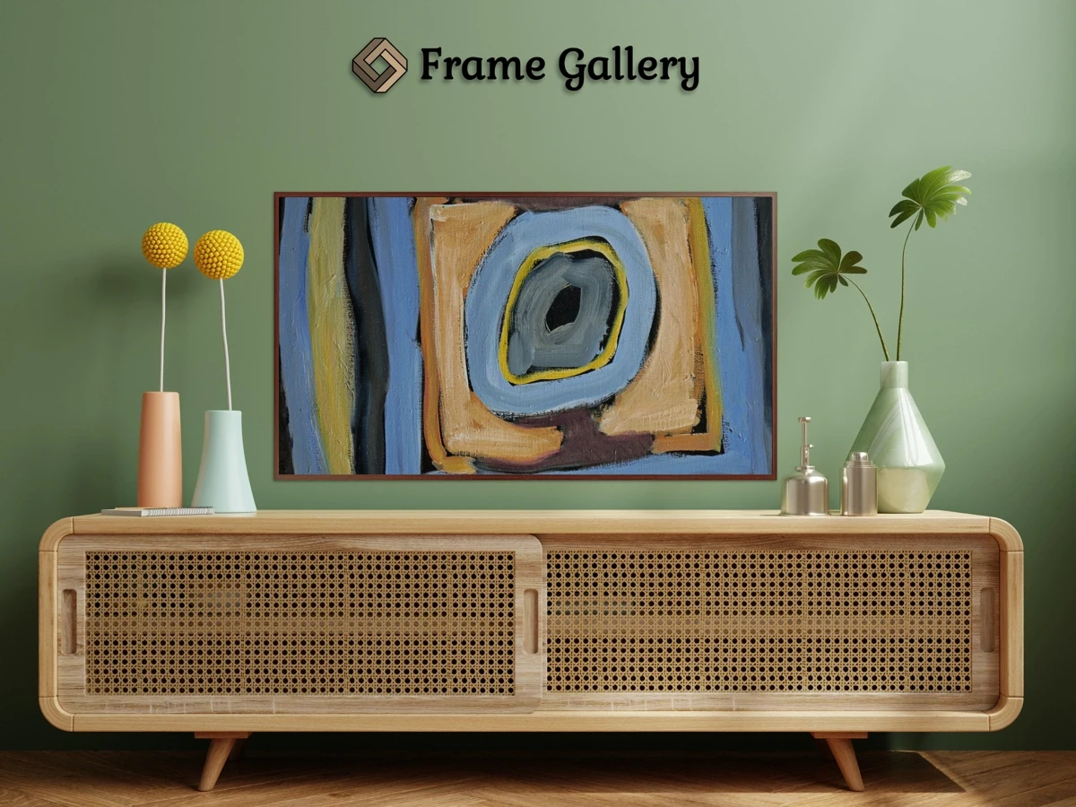 Basic Geometric Forms - Vibrant artwork for 4K TV - Free download available