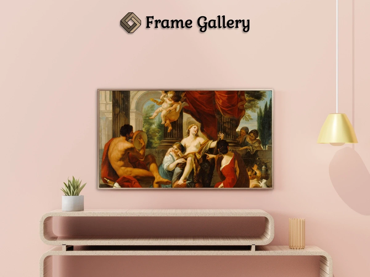 Hercules and Omphale - Enhance your Frame TV and Canvas TV