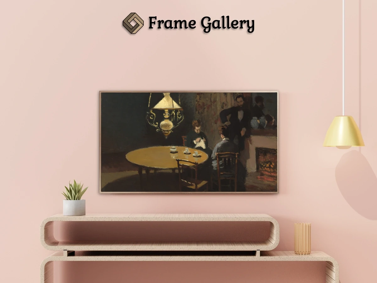 Interior, After Dinner - Enhance your Frame TV and Canvas TV