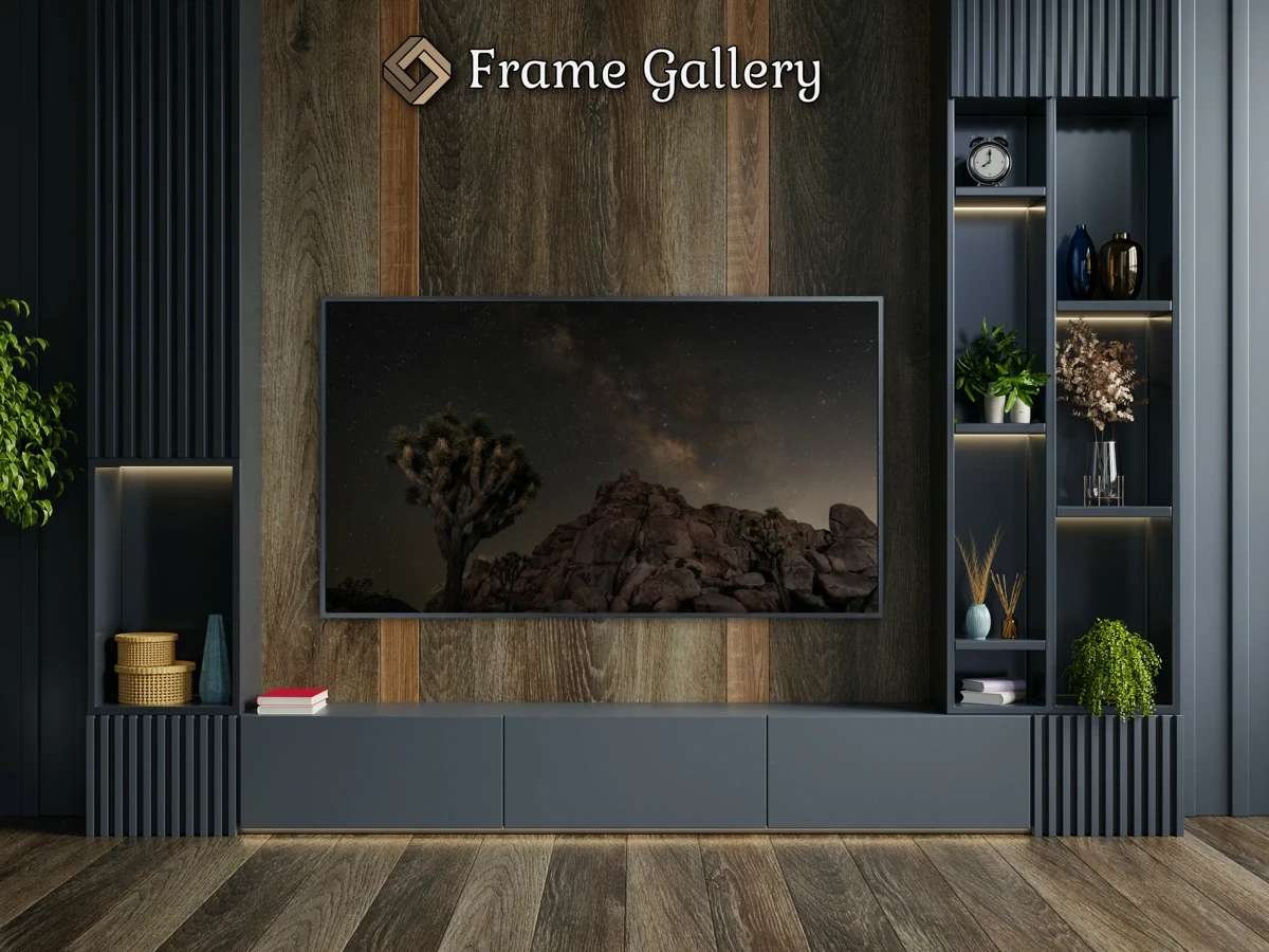 Joshua Tree Night Sky with Stars - Free art for Samsung Frame TV and Hisense CanvasTV