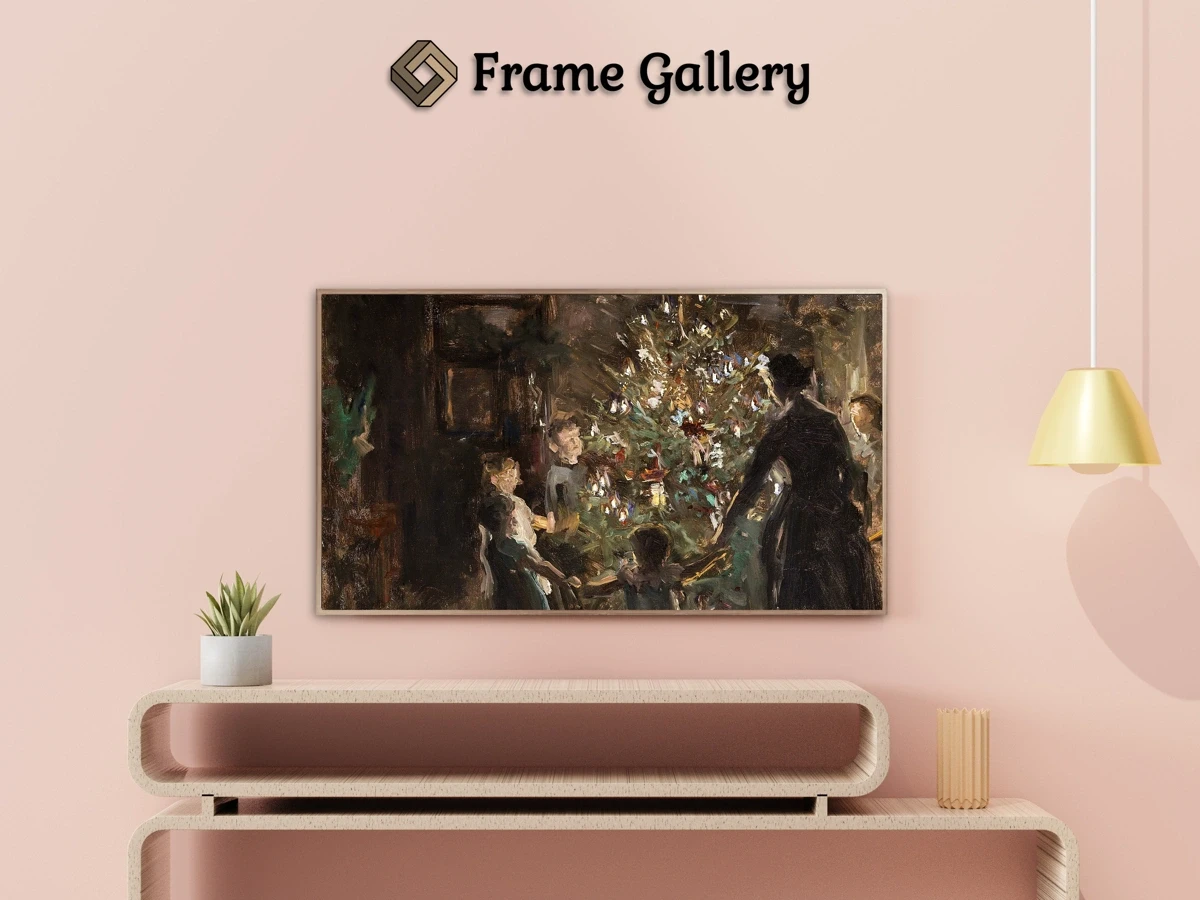 Juleaften, studie - Enhance your Frame TV and Canvas TV