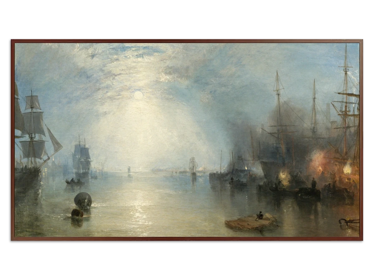 Keelmen Heaving in Coals by Moonlight for Samsung Frame TV - Best Frame TV Art