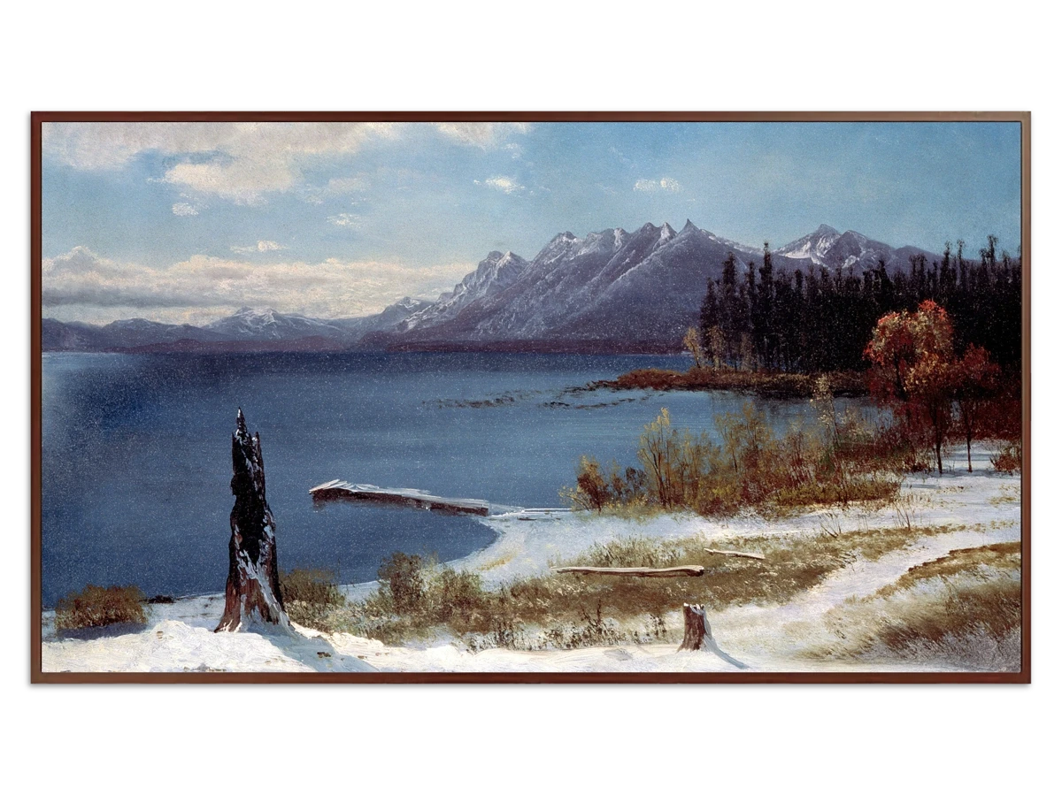 Lake Tahoe in Winter for Samsung Frame TV - Best Frame TV Art