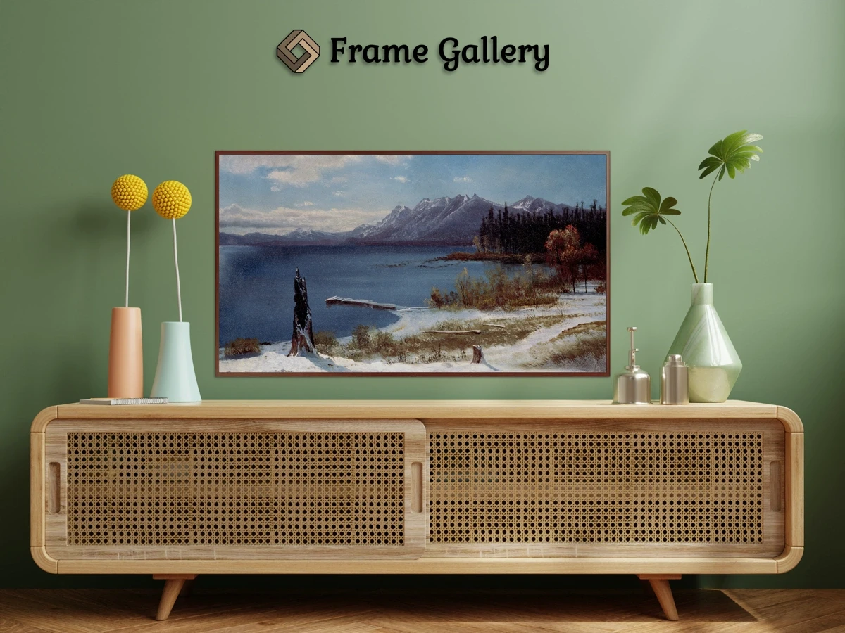 Lake Tahoe in Winter for 4K TV - High-resolution artwork available