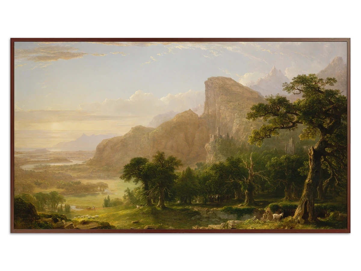 Landscape, Scene from "Thanatopsis" for Samsung Frame TV - Best Frame TV Art