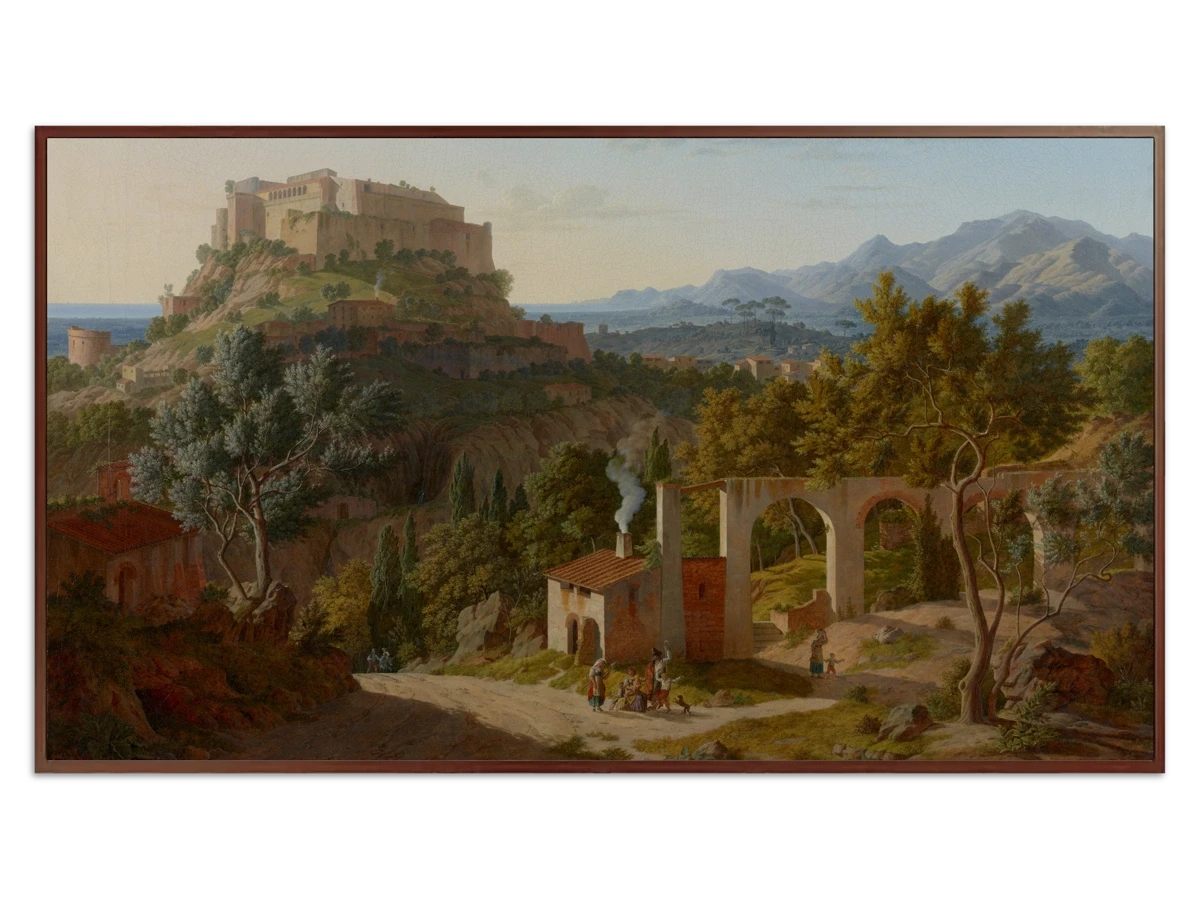 Landscape with the Castle of Massa di Carrara for Samsung Frame TV - Best Frame TV Art