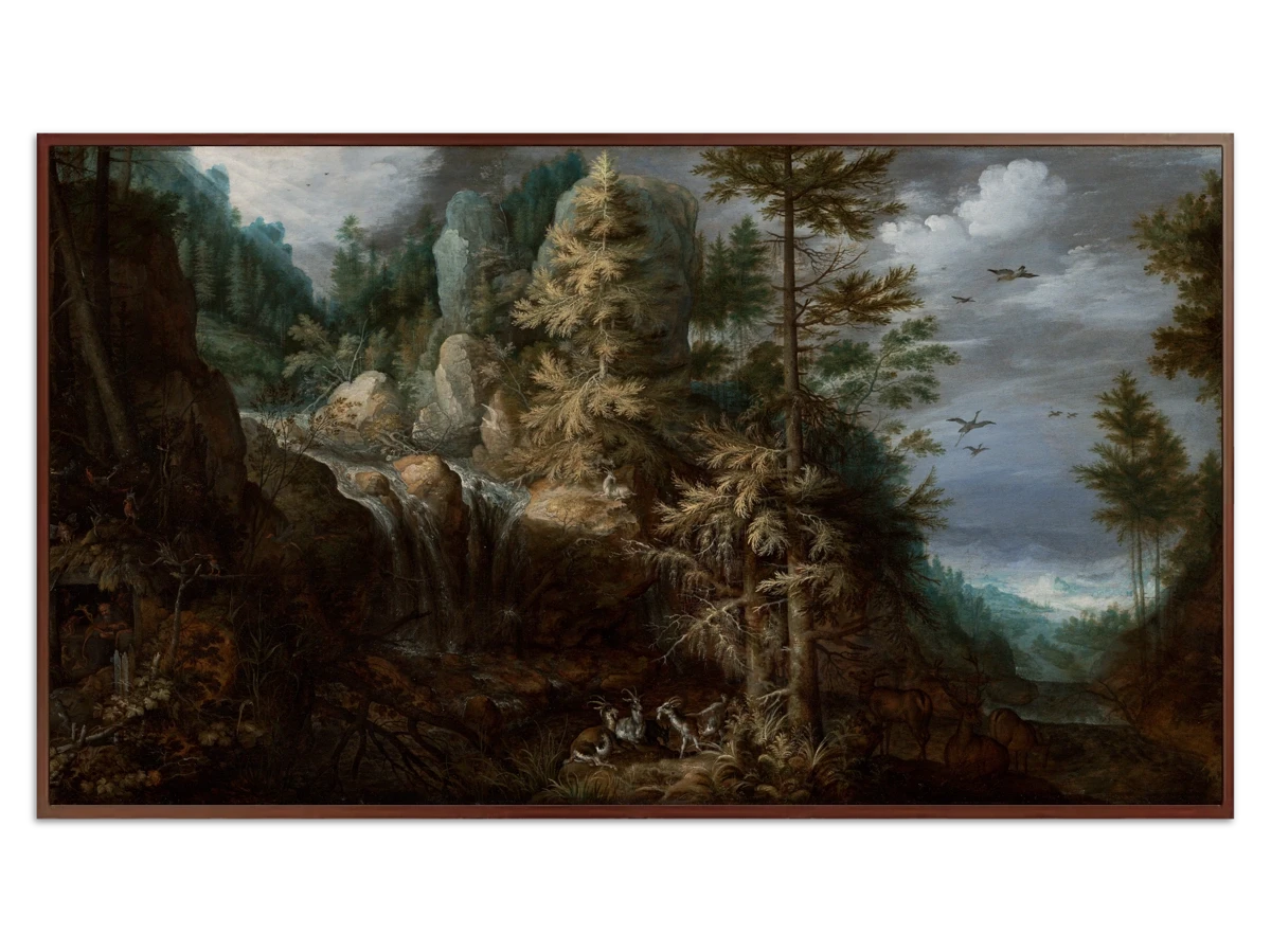 Landscape with the Temptation of Saint Anthony for Samsung Frame TV - Best Frame TV Art