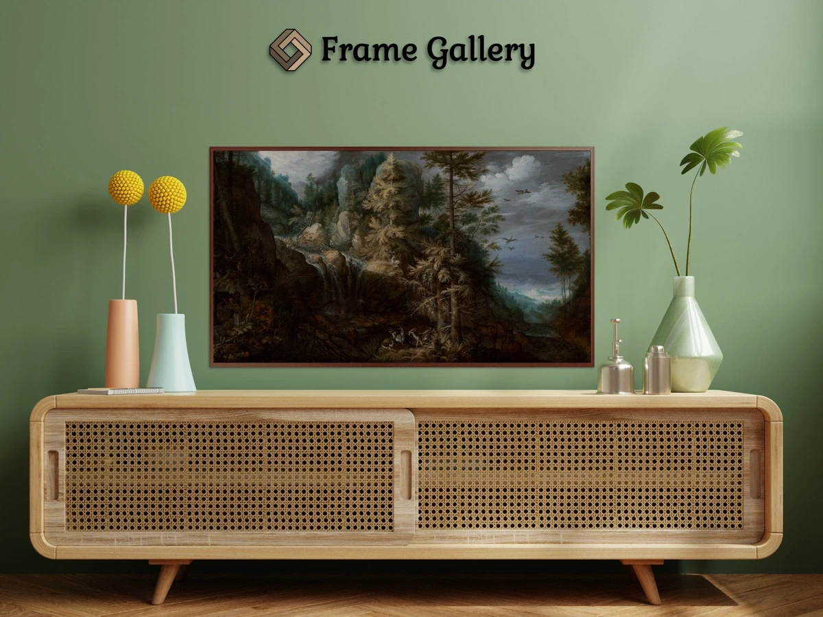 Landscape with the Temptation of Saint Anthony for 4K TV - High-resolution artwork available