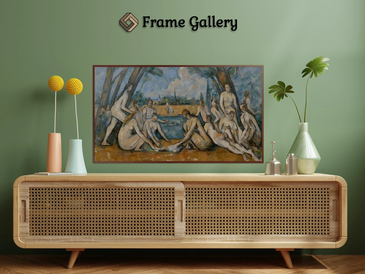 Les Grandes Baigneuses for 4K TV - High-resolution artwork available