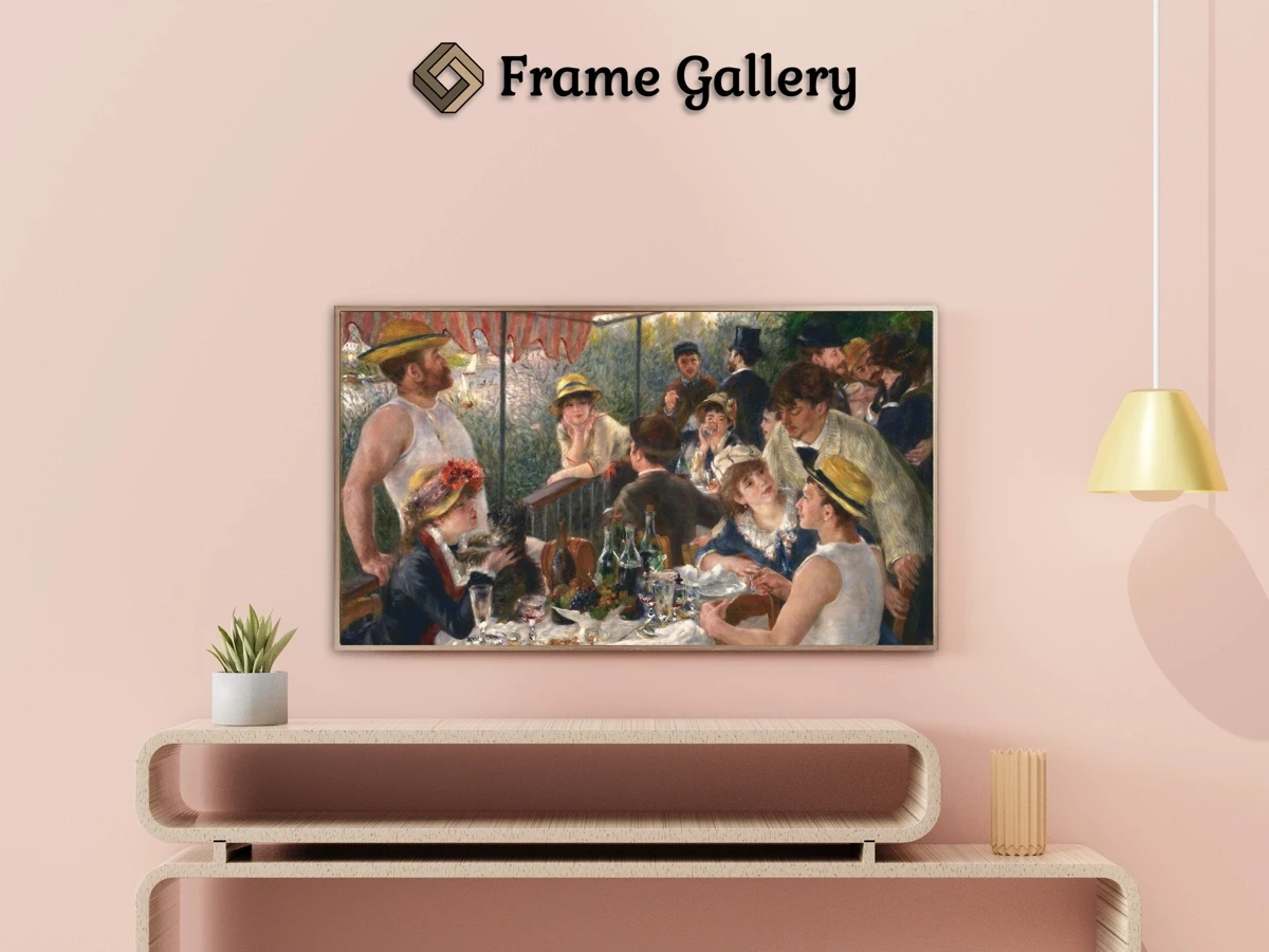 Luncheon of the Boating Party - Enhance your Frame TV and Canvas TV