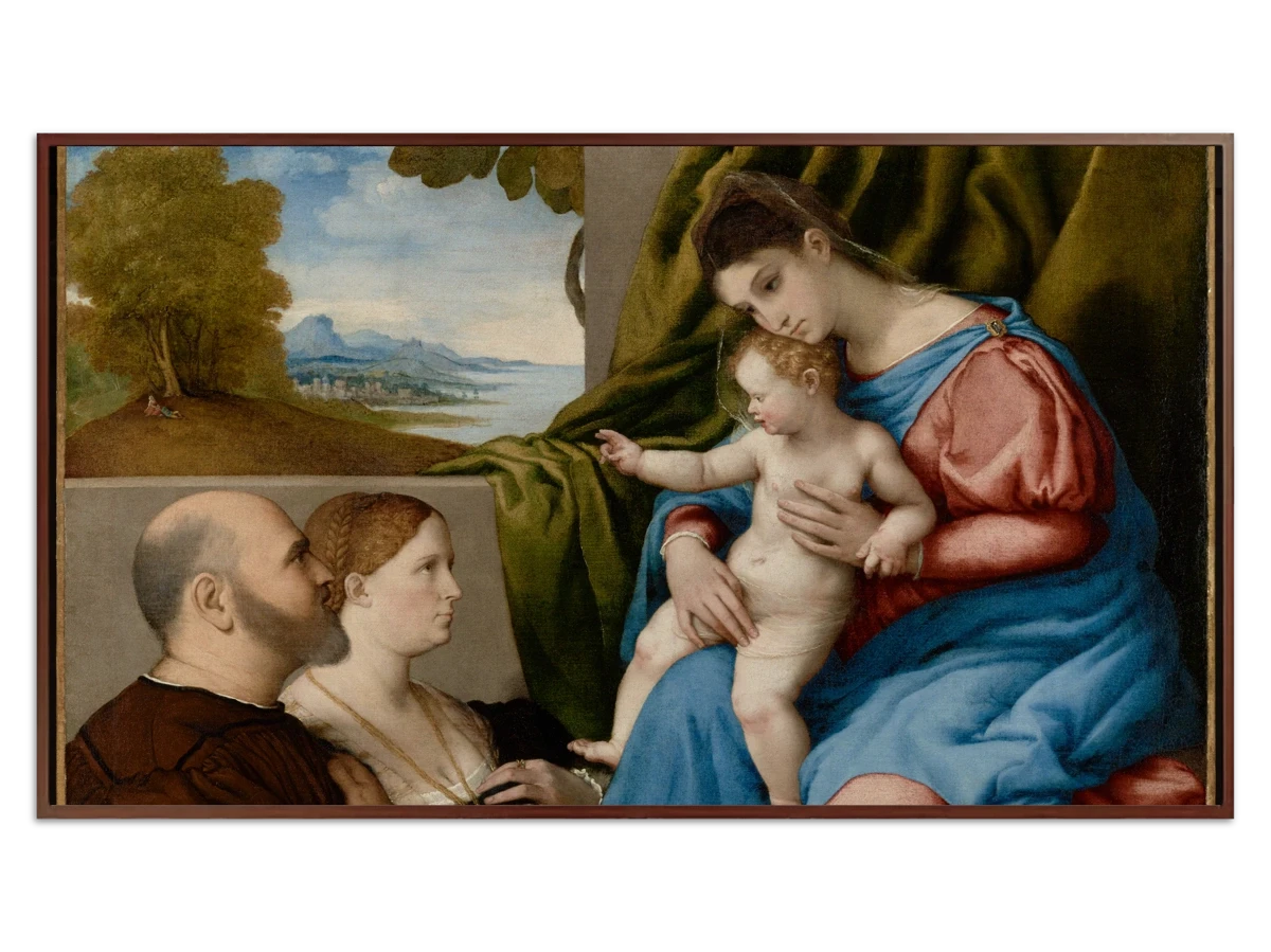 Madonna and Child with Two Donors for Samsung Frame TV - Best Frame TV Art