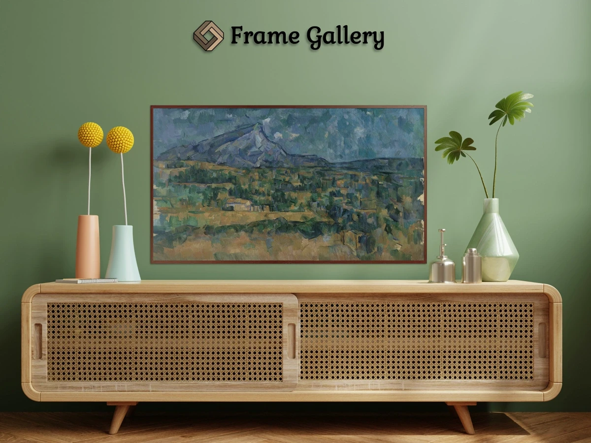 Mont Sainte-Victoire for 4K TV - High-resolution artwork available