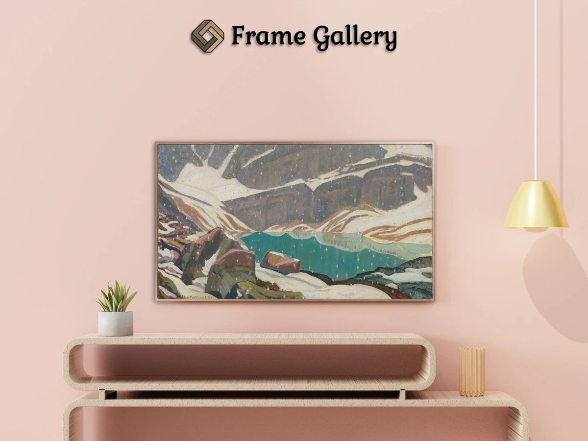 Mountain Solitude (Lake Oesa) - Enhance your Frame TV and Canvas TV