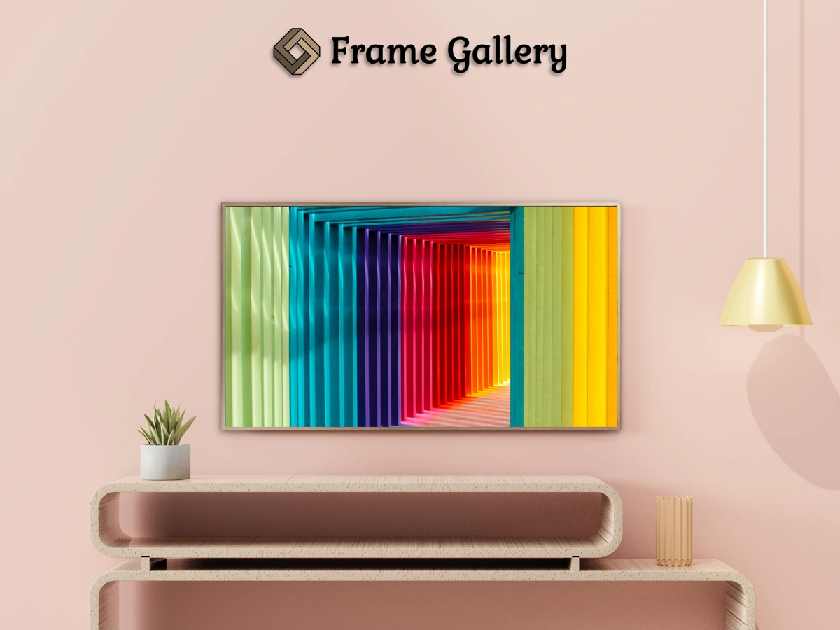 Multicolored Walls - Beautiful free art for 4K TV and Frame TV