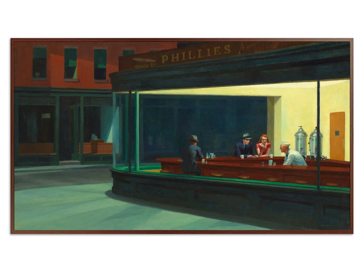 Nighthawks for Samsung Frame TV - Best Frame TV Art