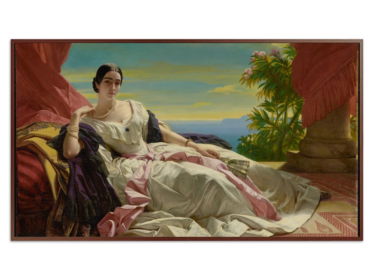 Portrait of Leonilla, Princess of Sayn-Wittgenstein-Sayn, nee Baryatinsky for Samsung Frame TV - Best Frame TV Art