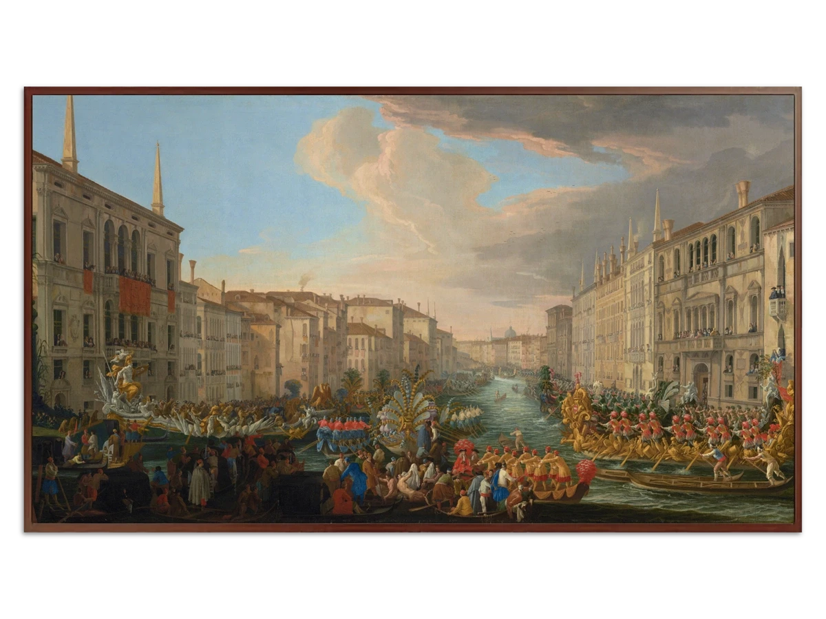 Regatta on the Grand Canal in Honor of Frederick IV, King of Denmark for Samsung Frame TV - Best Frame TV Art