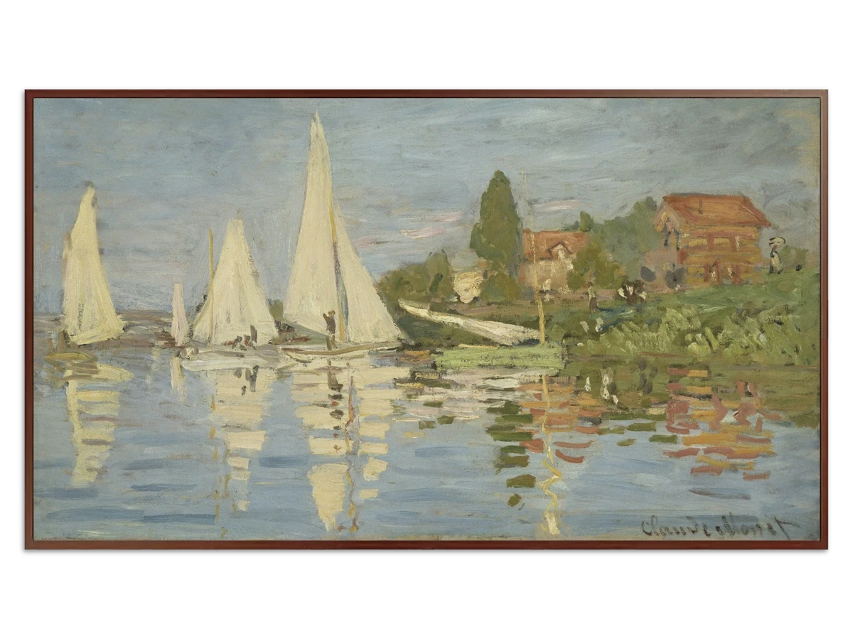 Regattas at Argenteuil for Samsung Frame TV - Best Frame TV Art