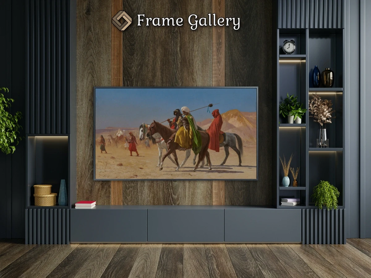 Riders Crossing The Desert - Downloadable 4K TV Art