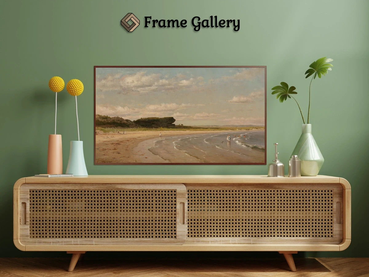 Second Beach, Newport for 4K TV - High-resolution artwork available